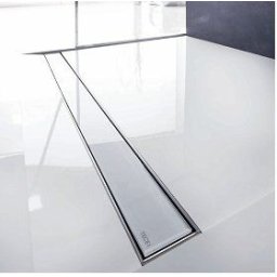 Grila ornament Tece model Glass 80cm culoare alba