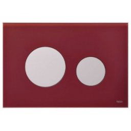 Placa clapeta TECE Loop culoare rosu rubin (rosu inchis)