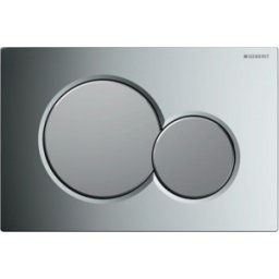 Clapeta WC Geberit model Sigma 01,crom lucios/crom mat,pentru rezervor incastrat