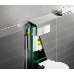 Rezervor wc cu actionare din fata si cadru Viega pentru wc suspendat gama ECO PLUS