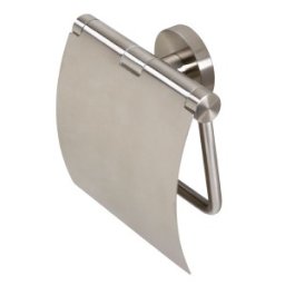 Suport cu capac pentru hartie WC, Geesa seria Nemox Stainless Steel