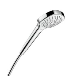 Para dus Hansgrohe gama Croma Select E Multi EcoSmart, alb-crom