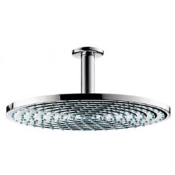 Para de dus Hansgrohe gama Raindance S 300 Air, 1 functie, cu conexiune plafon 100mm, crom