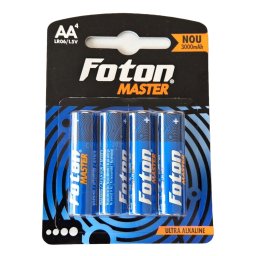 Set 4 baterii ultra-alcaline Foton Master LR6 (AA)
