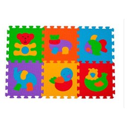 Puzzle Animalute - covoras din spuma 6 buc