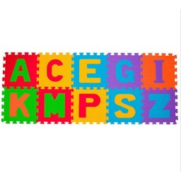 Covoras din spuma Puzzel Litere 10 buc