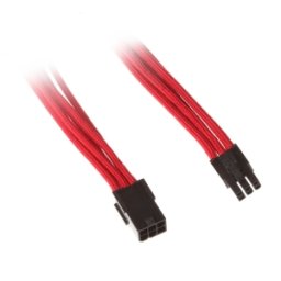 Cablu prelungitor Silverstone 6-pini PCIe, 250mm, Red, SST-PP07-IDE6R