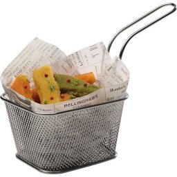 Cos mini-fry din inox, 10x8.5 cm