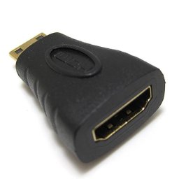 Conector adaptor mini HDMI-HDMI (tata-mama)