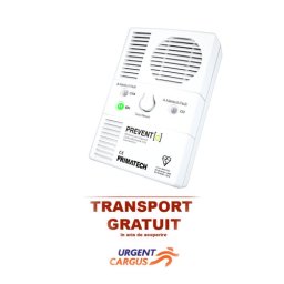 Detector de gaz metan si monoxid Prevent D, 10 ani durata de viata, detector dual