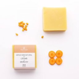 Sapun natural cu Catina si Morcov Trio Verde 110gr