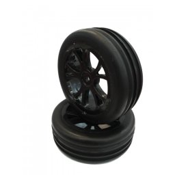Roti fata VRX pentru automodele Buggy 2WD 1/10, montate