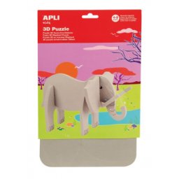 Puzzle 3D Apli, elefant