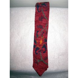 Cravata vintage din tricot anii '60
