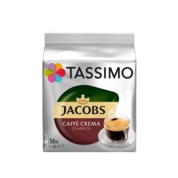 Capsule cafea, Jacobs Tassimo Caffe Crema Classico, 16 bauturi x 150 ml, 16 capsule