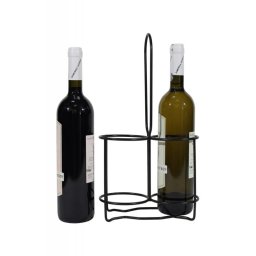 Suport metalic 2 sticle vin