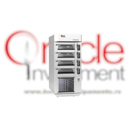 Cuptor electric pentru panificație cu 4 vetre, hotă și suport