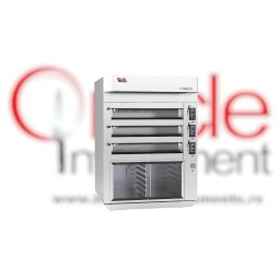 Cuptor electric pentru panificație cu 3 vetre, hotă și dospitor