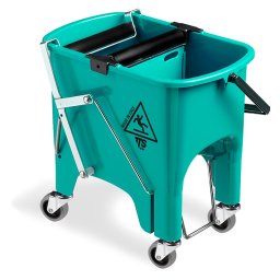 Galeata dubla cu roti si storcator tip pedala