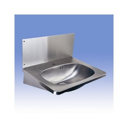 Lavoar Sanela din otel inox cu spatar
