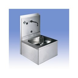 Spalator Sanela din inox cu masca baterie cu senzor, 24V DC, finisaj periat