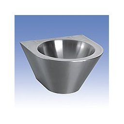 Lavoar Sanela din otel inox, ANTIVANDAL, finisaj periat