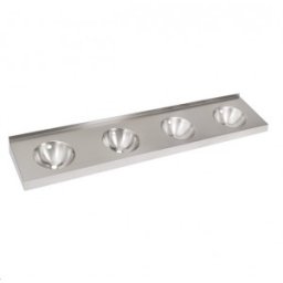 Lavoar Sanela din otel inoxidabil 4 cuve model SLUN 60
