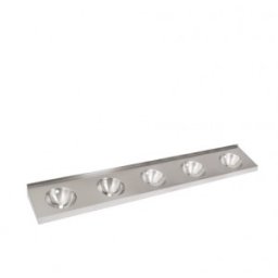 Lavoar Sanela din otel inoxidabil 5 cuve model SLUN 61