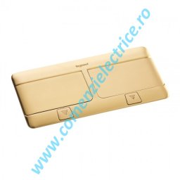 CASETA TIP POPUP NEECHIPATA FINISAJ BRONZ 8 MODULE LEGRAND