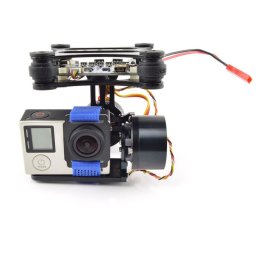 Modul Gimbal Stabilizat pe 2 Axe cu Motoare și Controller pentru Montură GoPro Hero