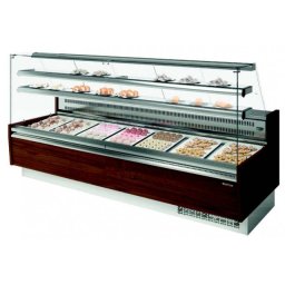 Vitrina frigorifica pentru cofetarie/patiserie, 2500x985mm
