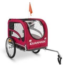 DURAMAXX King Rex, 250 l, cărucior de bicicletă pentru câine, țevi din oțel, 40 kg (BCT1-King-Rex-II)