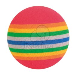 Trixie Jucarie Pentru Pisici, Set 4 Mingi Curcubeu 4 buc (TRX4097)
