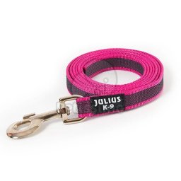Julius-K9 lesă cauciucată roz / 20 mm 1,2 m (216GM-PN-1,2)