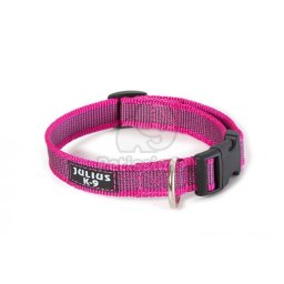 Julius-K9 Color & Gray zgardă cauciucată roz 39-65 cm / 25 mm (225CG-PN)