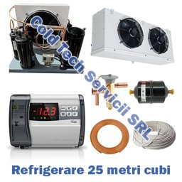 Instalatie camera refrigerare 25 metri cubi