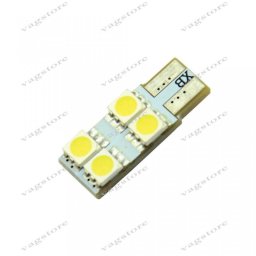 Footwell Light / Lumini picioare VW / Bec led T10 / W5W / 194 cu 4 SMD 5050 Alb 6000K