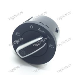 Comutator Bloc buton Lumini Insertie Aluminiu Functie Auto VW Golf Passat CC Jetta Touran