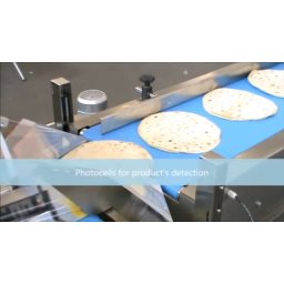 Linie orizontală de ambalare cu film în partea inferioară şi cameră cu inele de etanşare mobilă