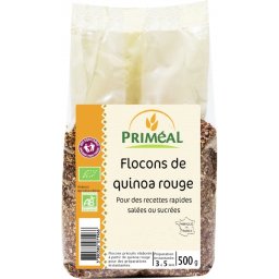 Fulgi de quinoa rosie bio 500g