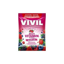 Vivil Multivitamine fructe de padure fara zahar 60g