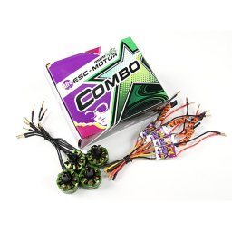 Pachet cu 4 Motoare Brushless 2206 Baby Beast V2 CW/CCW și 4 ESC-uri AFRO 12 A