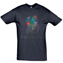 Tricou Petissimo Jungle de bărbați - albastru XL
