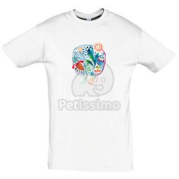 Tricou Petissimo Jungle de bărbați - alb L