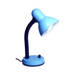 Lampă de birou reglabilă KADET – S 1xE27/40W albastru