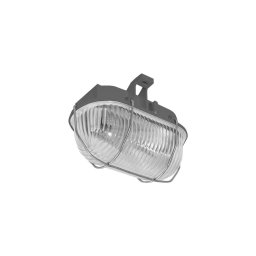 Plafonieră de exterior OVAL 1xE27/60W/230V gri IP44
