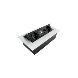 Priză pentru blat 2x230V/2xUSB/1xRJ45