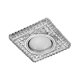 71096 - Plafonier ELEGANT GLASS FIX 1xGU10/50W+LED/3W