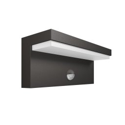 Aplică LED de exterior cu senzor BUSTAN 2xLED/4,5W IP44 Philips 16484/93/P0