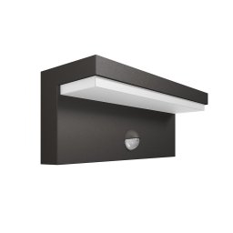 Aplică LED de exterior cu senzor BUSTAN 2xLED/4,5W IP44 Philips 16484/93/P3